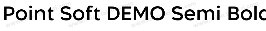 Point Soft DEMO Semi Bold字体转换